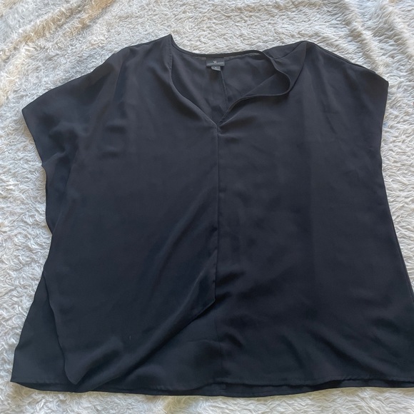 Worthington Black Chiffon top - Picture 1 of 5